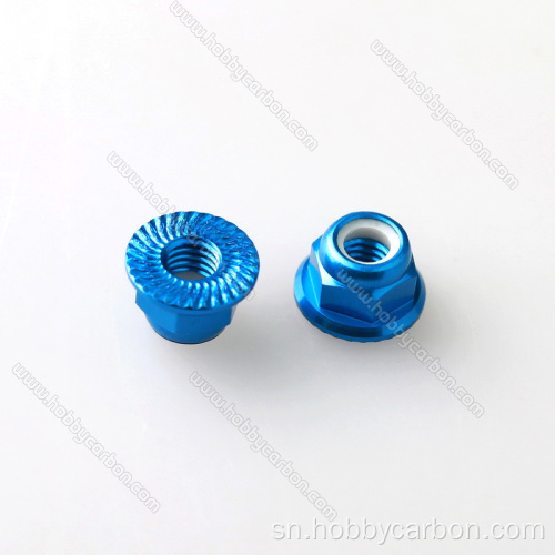 M3 Aluminium Flange Serrated Blind Nuts